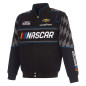 Preview: NASCAR - bestickte Full-Snap NASCAR Racing Jacke Design 2026 - in schwarz